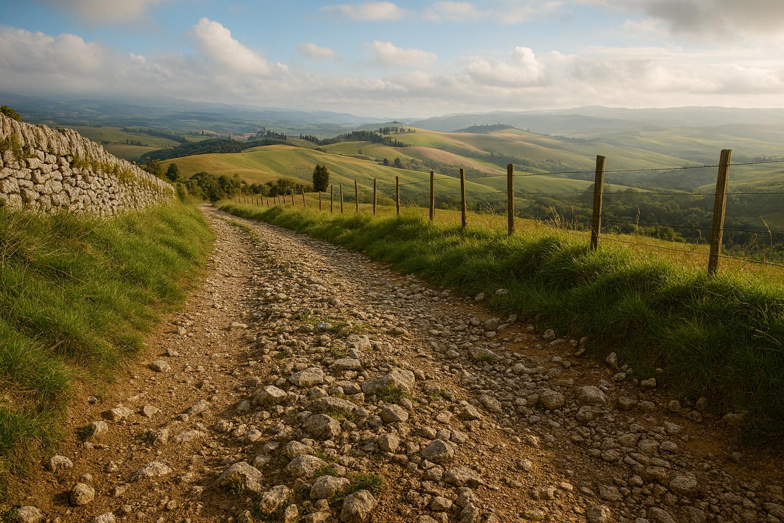 Teil der Strecke vom three peaks bike race