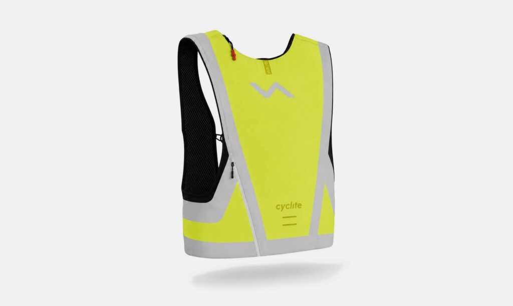 Cyclite Hydration Vest Race Safety Yellow