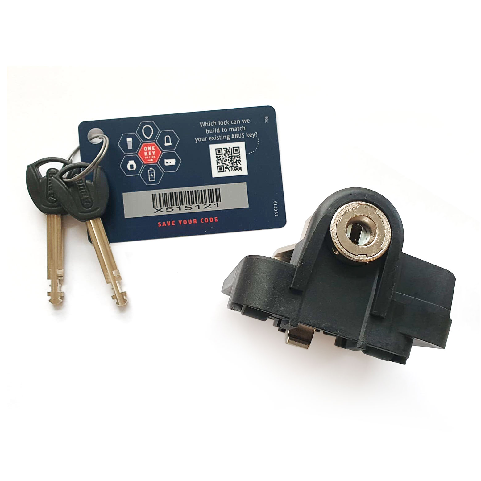 Serrure ABUS BLO BMZ IT2 Plus Pour Compartiment à Piles De Vélo électrique - Sécurité Batterie Intégrée