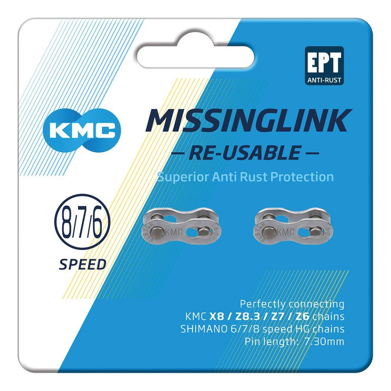 KMC MissingLink 7/8R EPT 7,3 mm Chain Lock reusable 6/7/8speed 3347614