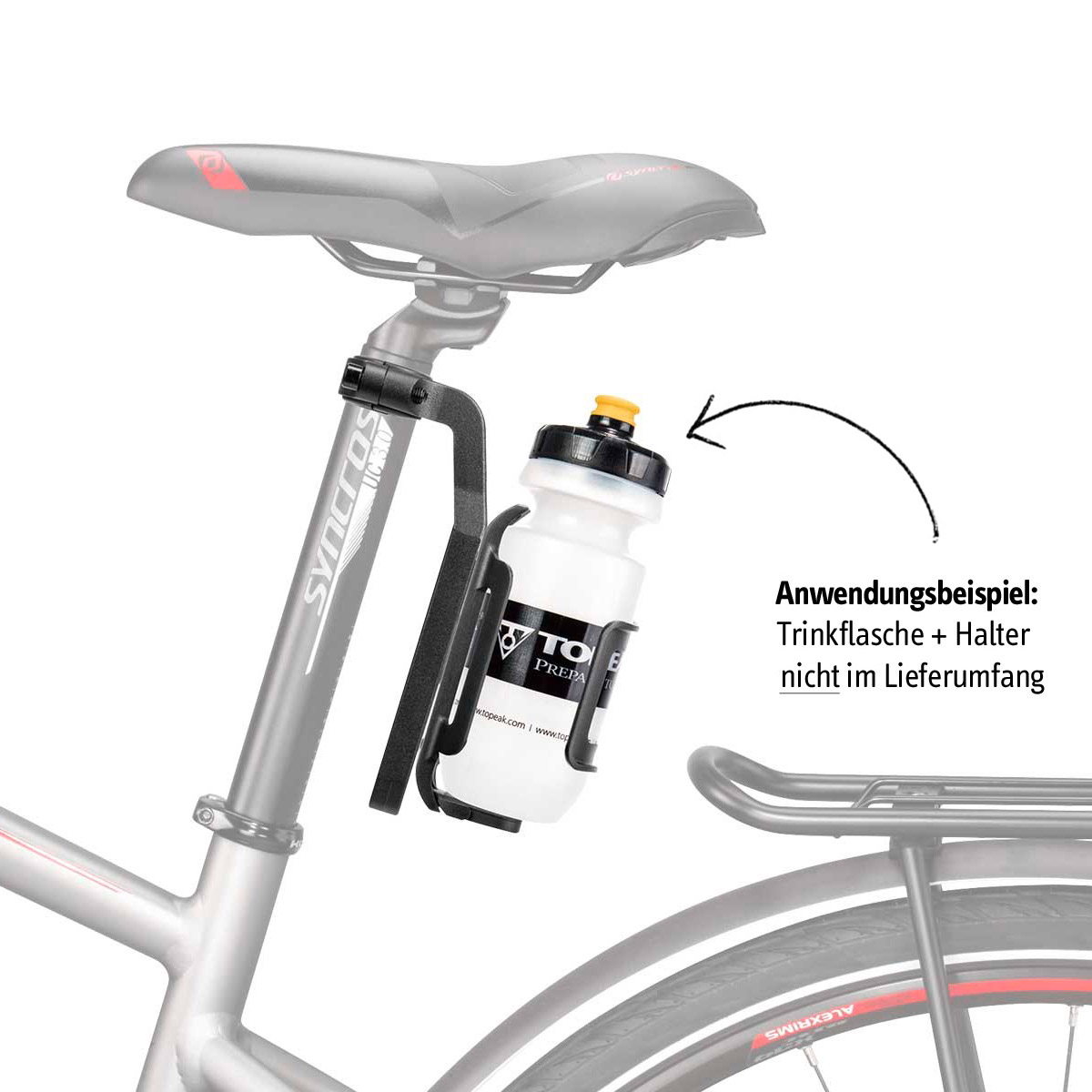 Tbest Sattelrohr-Messgerät - Präzises Maßwerkzeug Für 25-31,8mm Sattelstützen (Schwarz)