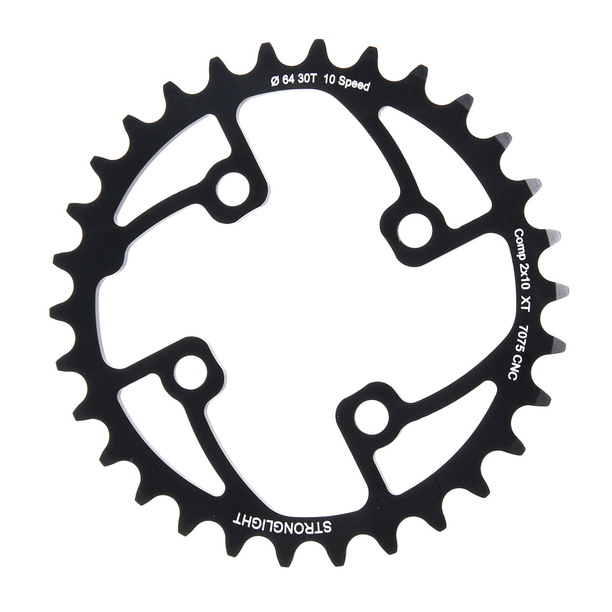 Stronglight Kettenblatt MTB Shimano 2x10 für XT FC M785 4-Arm außen 38