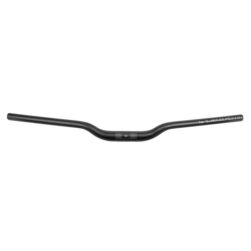 Ergotec Ergo XL Lenker 680 mm Ø 31,8 mm Schwarz 16231501
