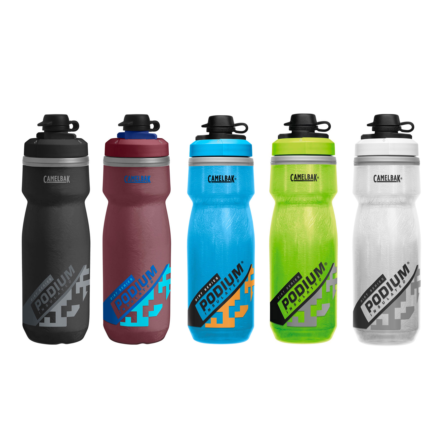 Camelbak Podium Chill Dirt Series IsoBottle 620 ml Burgundy/Blue 8197725