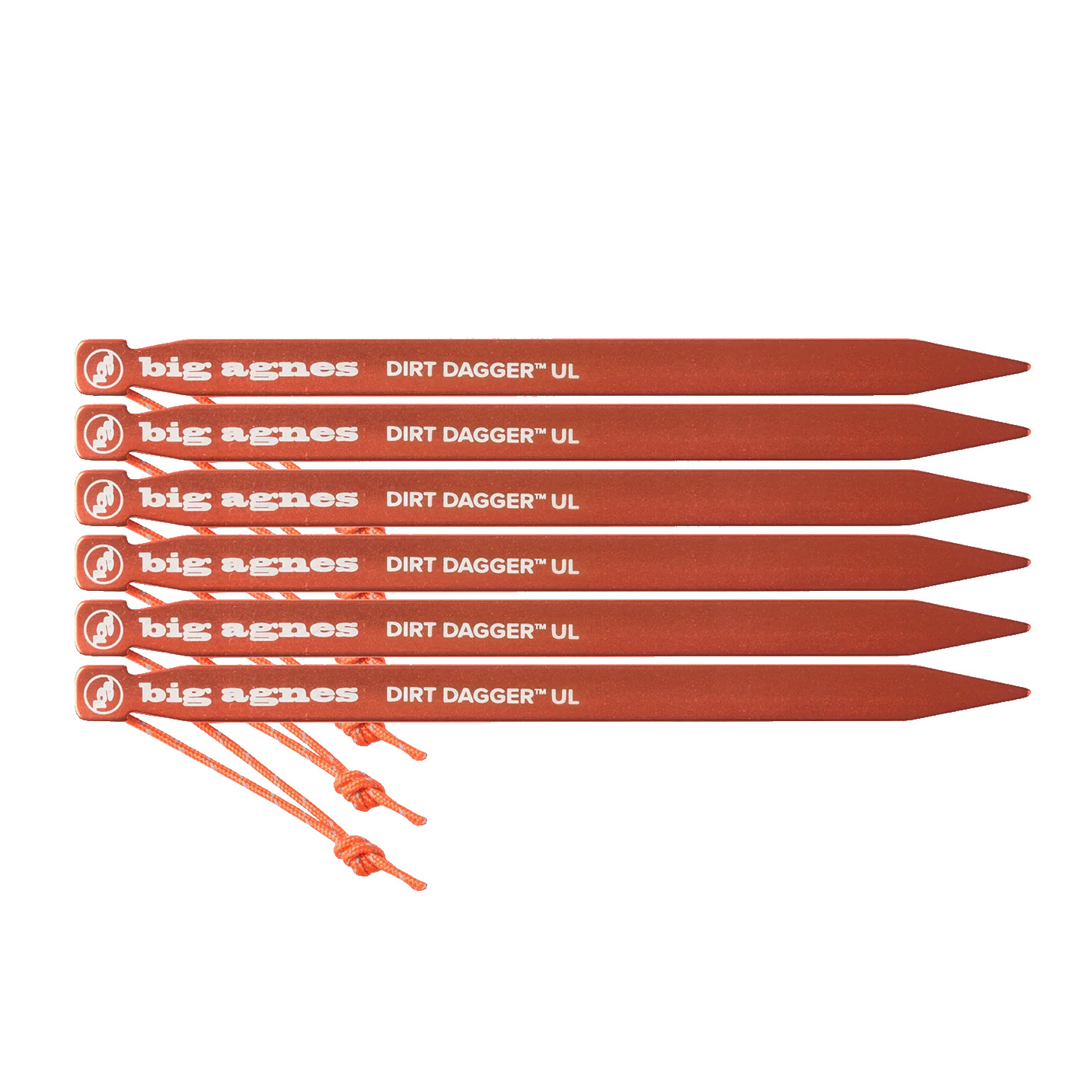 Big Agnes Dirt Dagger UL 6" Zeltheringe (6er Pack)