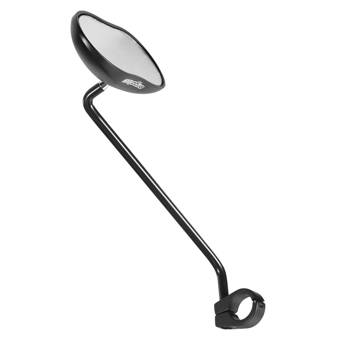 Ergotec M-88L Bicycle Mirror - Long Arm, Black Sandblasted