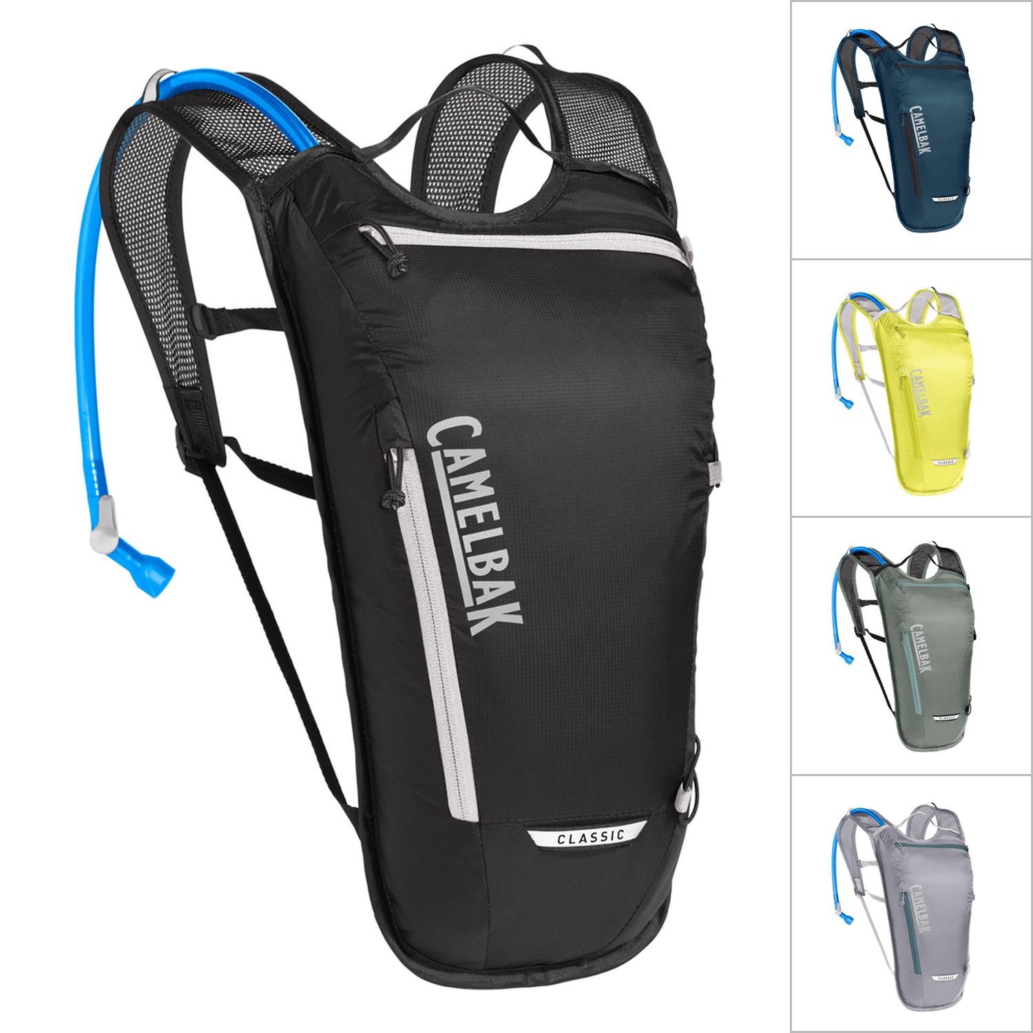 Light Up LED BLUE Camelbak Style Hydration Pack Water Backpack For Festivals - View #4