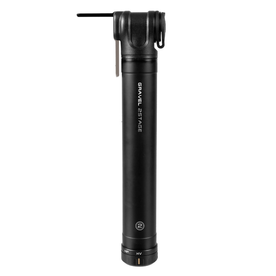 Topeak Gravel 2Stage Fahrrad Minipumpe schwarz 6 Bar