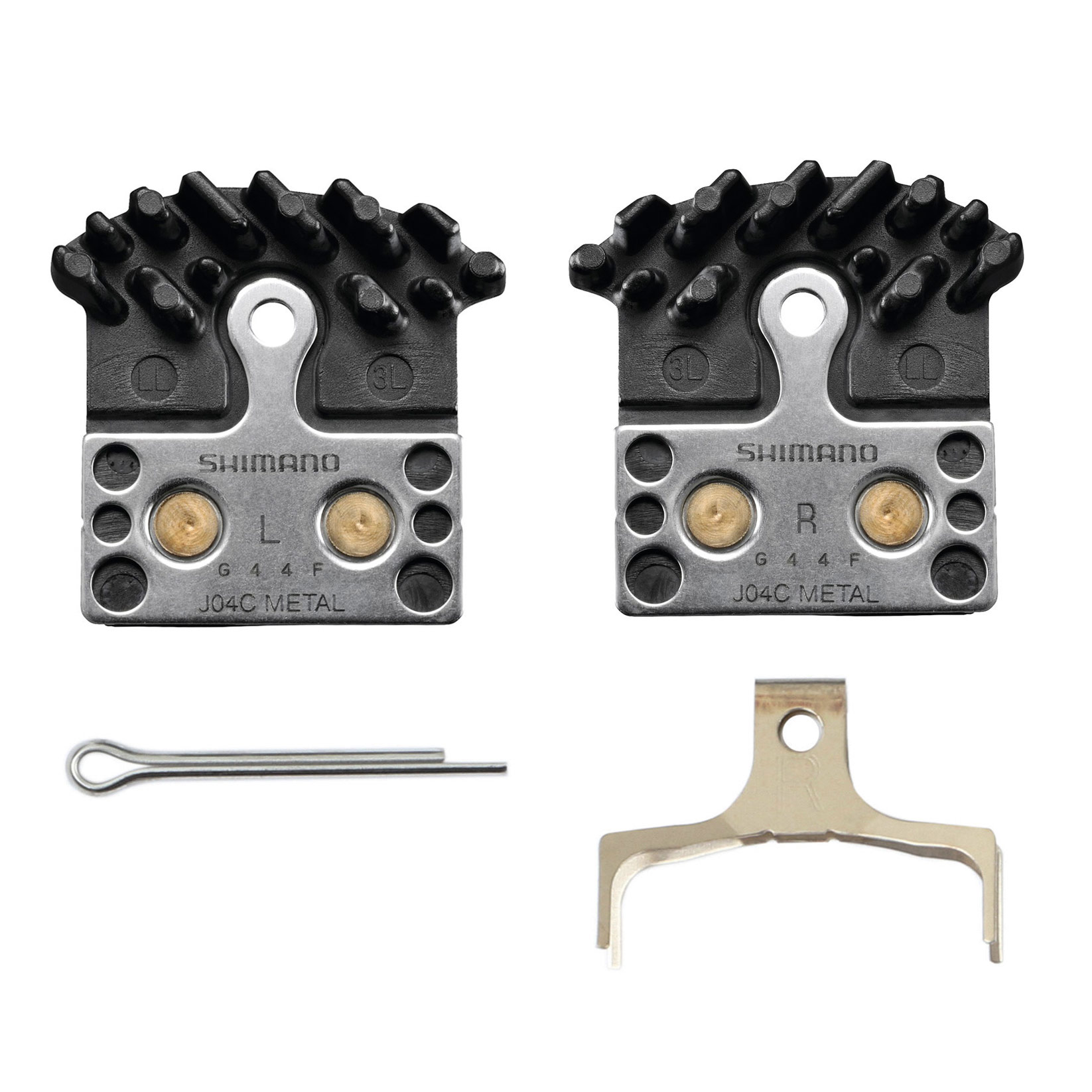 Shimano J04C Metall Bremsbeläge Ice-Tech für XTR, XT, SLX, Alfine