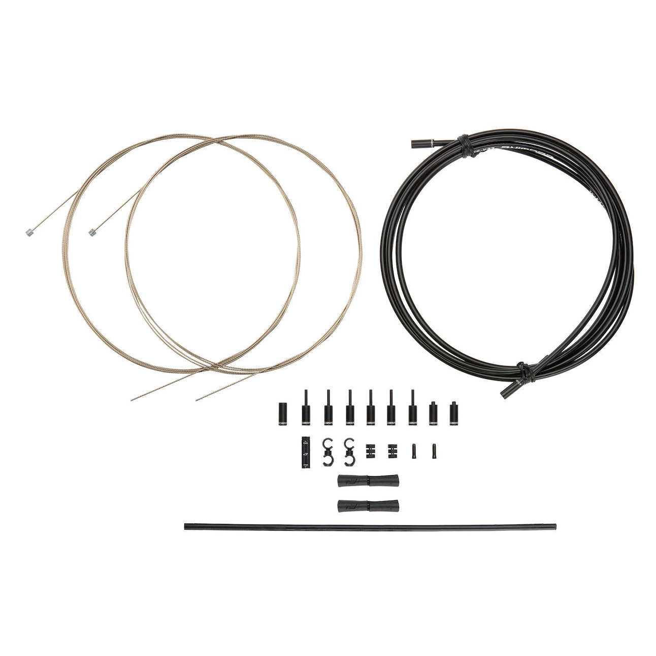 Jagwire Schaltzug-Set Road & Mountain Pro | Für Rennrad & Mountainbike | Mit Polierten Kabeln & Slick-Lube-Technologie