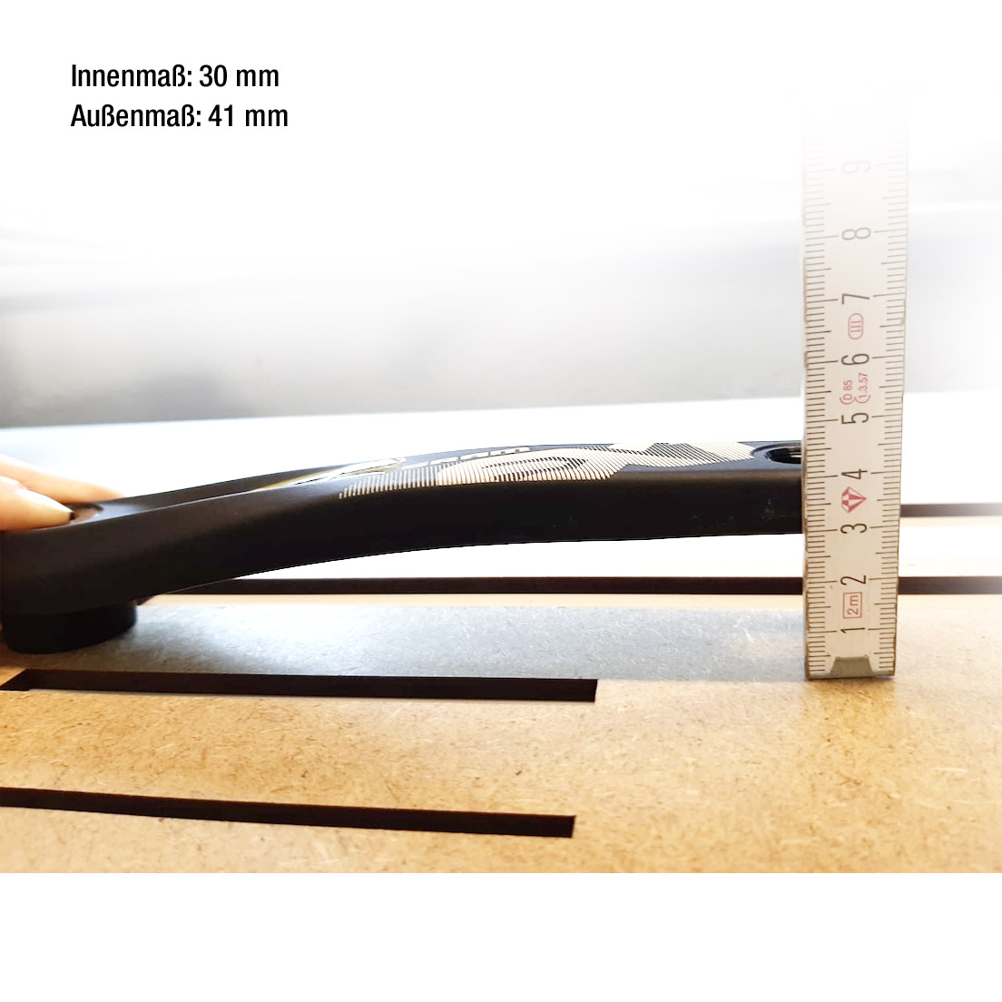 sram-ex1-kurbelset-isis-175-170mm-m15-offset SRAM EX1 Kurbelset ISIS 175/170mm M15 schwarz 00.6118.452.000 / 001