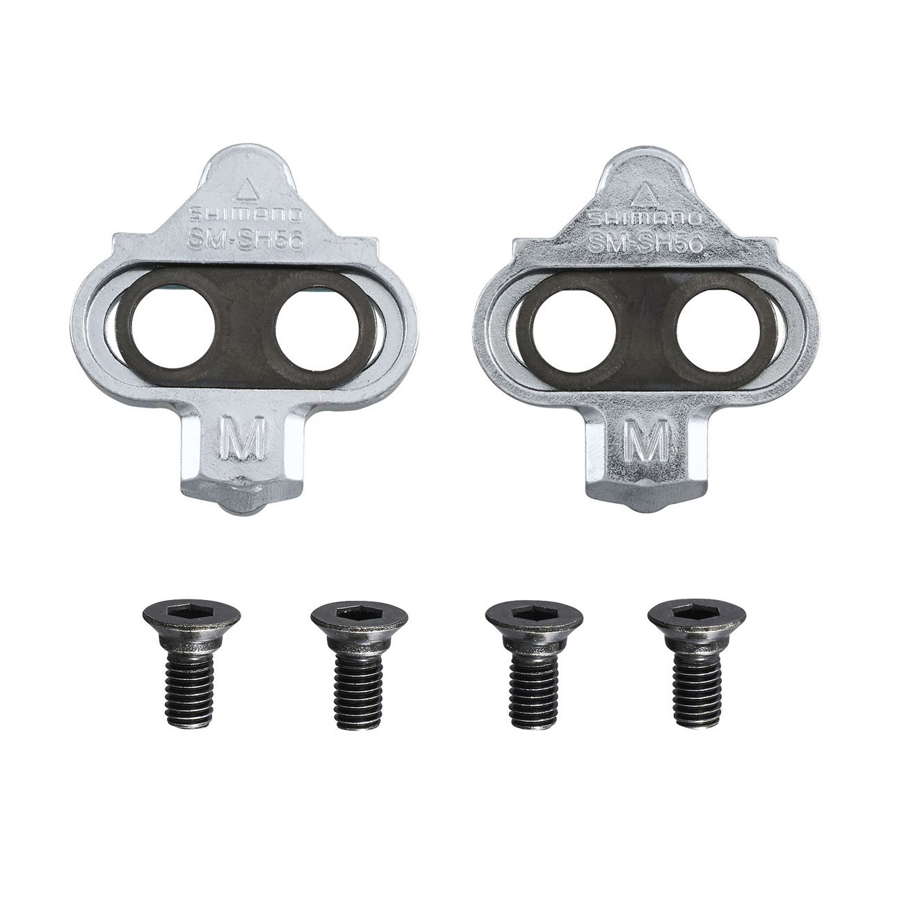 Shimano SPD Cleats SM-SH56 MTB Schuhplatten Silber (Mehrfachausstieg)