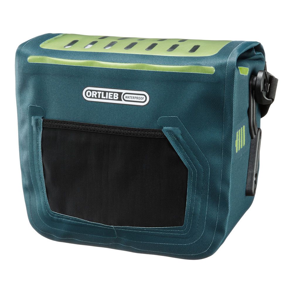 Ortlieb E-Glow Lenkertasche 7L wasserdicht / LED / Bottle Cage-Aufnahme