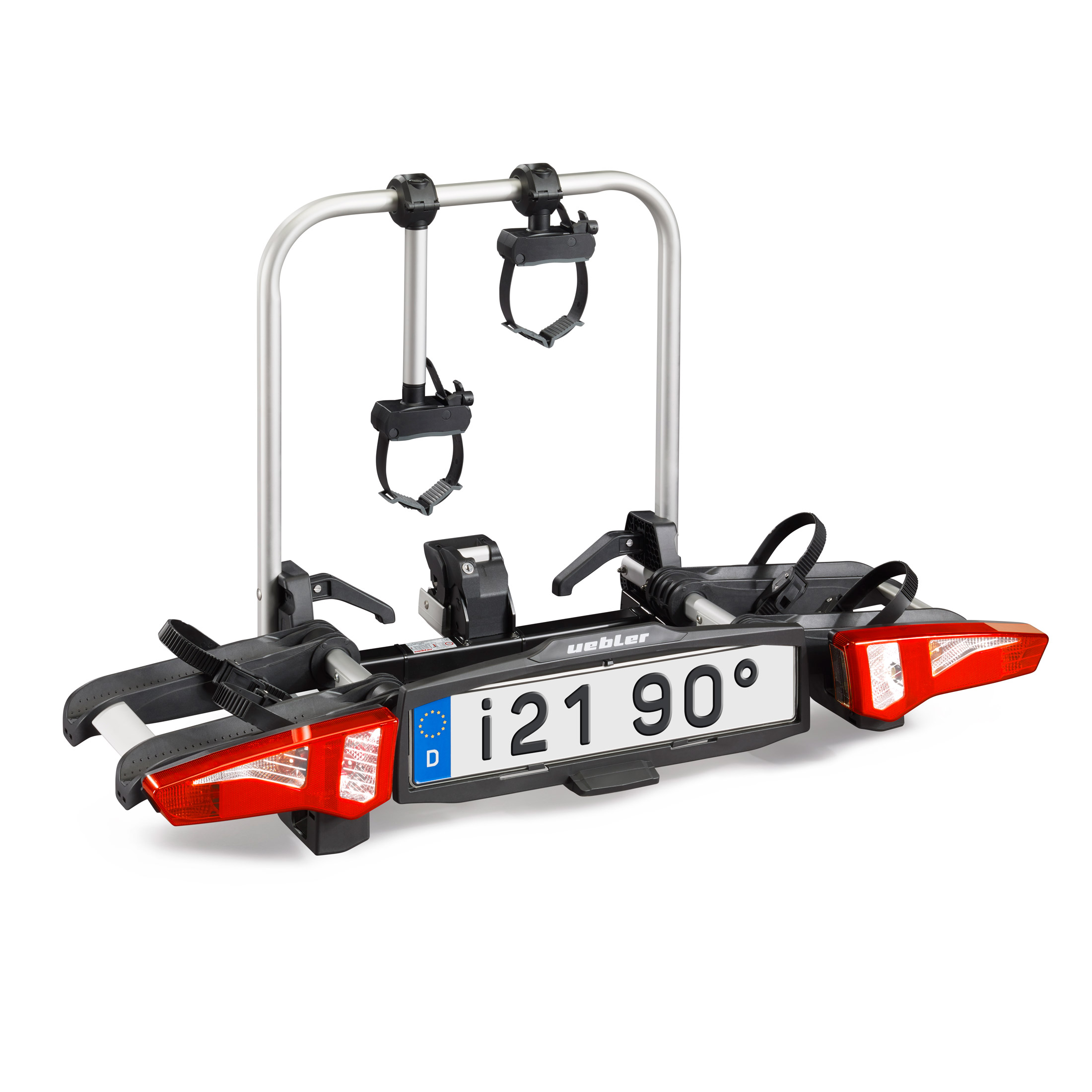 Uebler i21 Z Fahrradträger / Kupplungsträger faltbar, 90° abklappbar, E-Bike geeignet