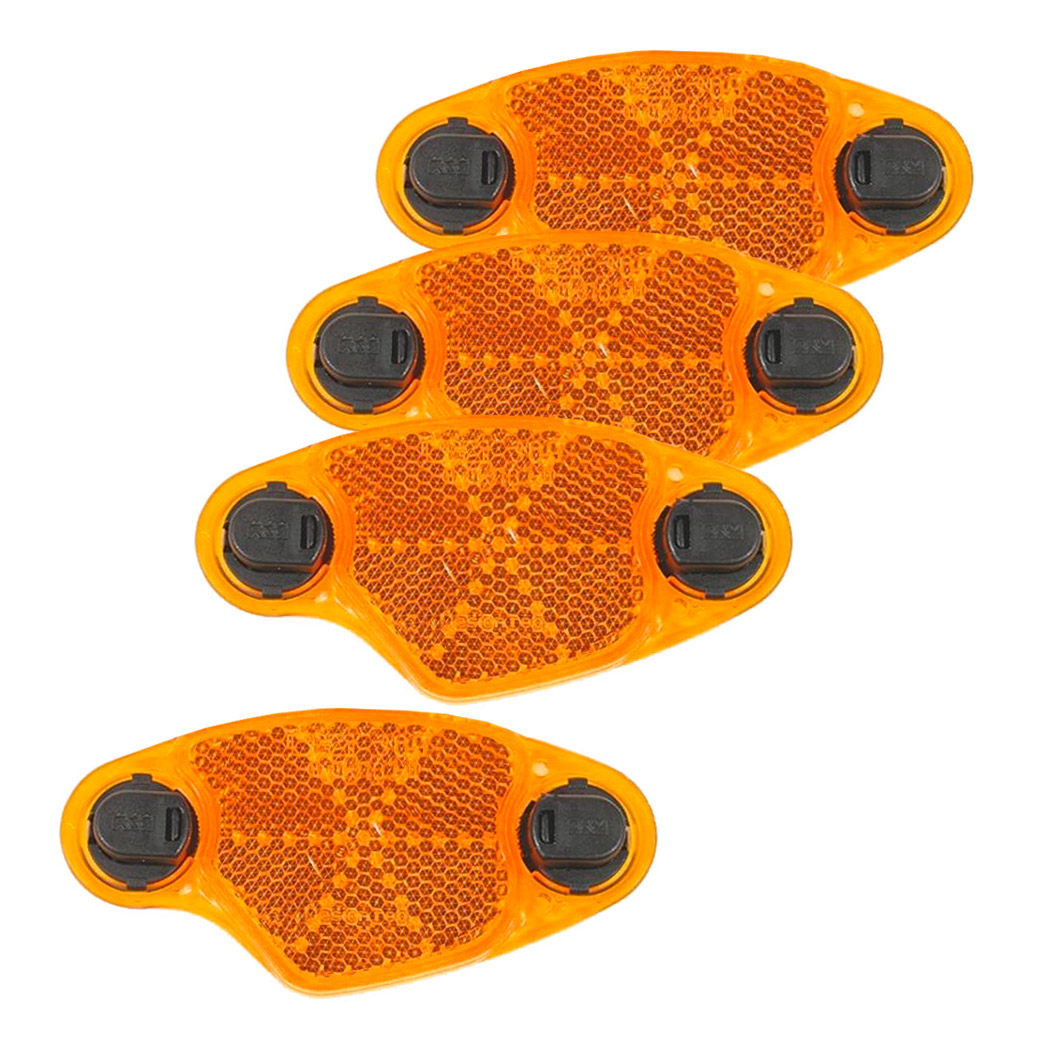 Busch + Müller Bike Speichenreflektoren 309/4HO Orange 4 Stück