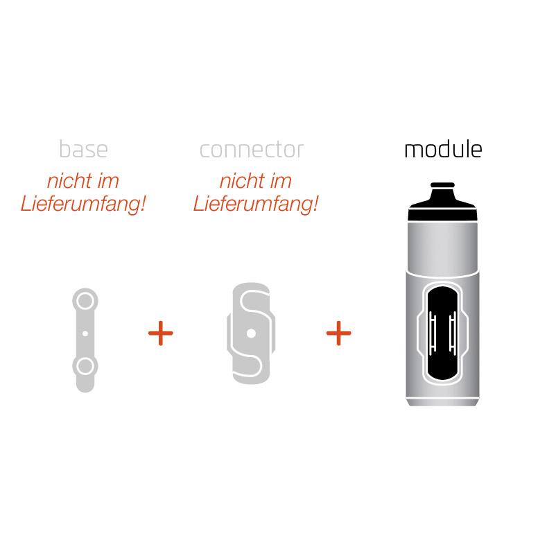 fidlock-no-base-no-connector-module XLC Fidlock Bottle 650 ml Ersatzflasche ohne Connector WB-K05