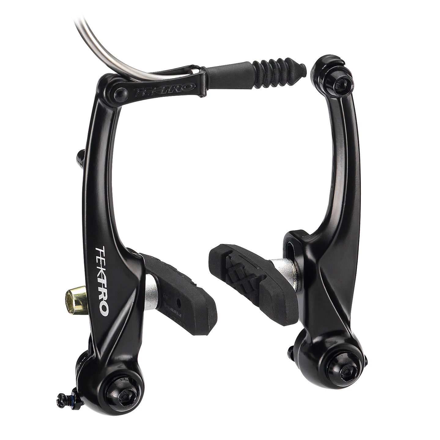 Tektro M530 V-Brake Bremse mit Bremsbelag für Vorne oder Hinten Schwarz