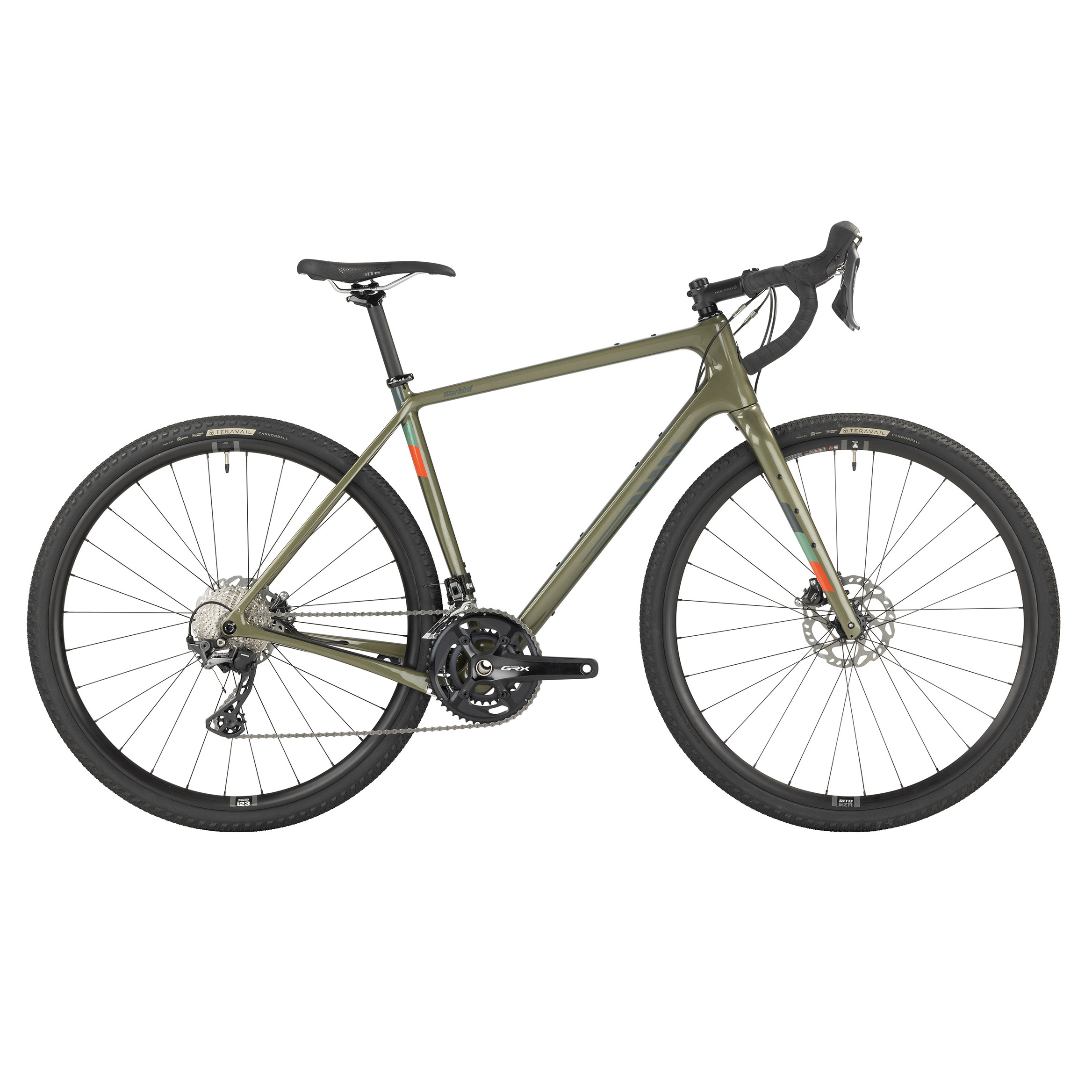 Salsa Warbird Carbon GRX 810 2x Gravel Komplettrad 700C Green