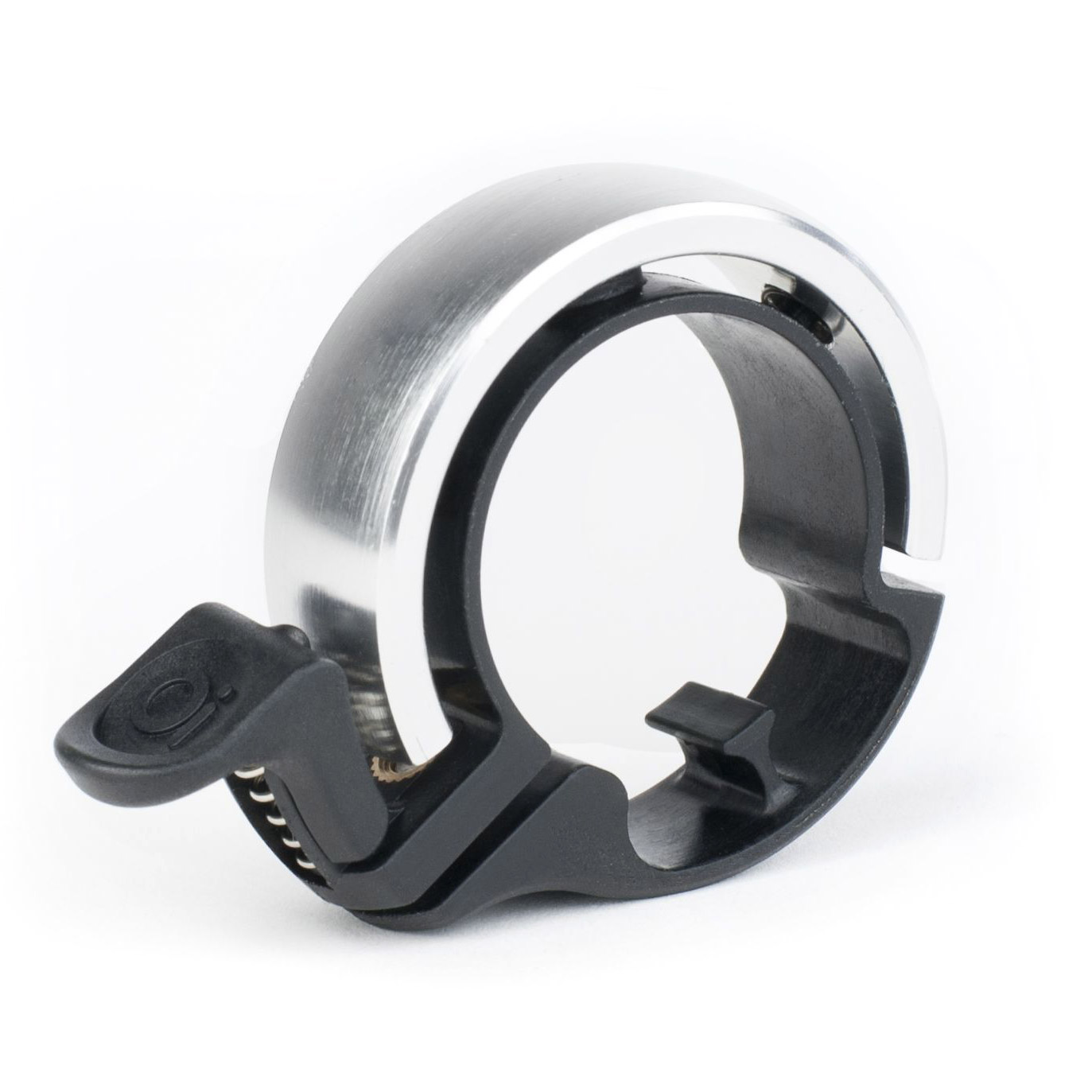 Knog Oi Classic Fahrradklingel Large 23.8-31.8mm Schwarz / Silber / Kupfer