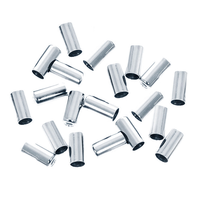 XLC BR-X10 Endkappen for Bremszug-Außenhülle with Ø 5 mm Silber 20 Stück