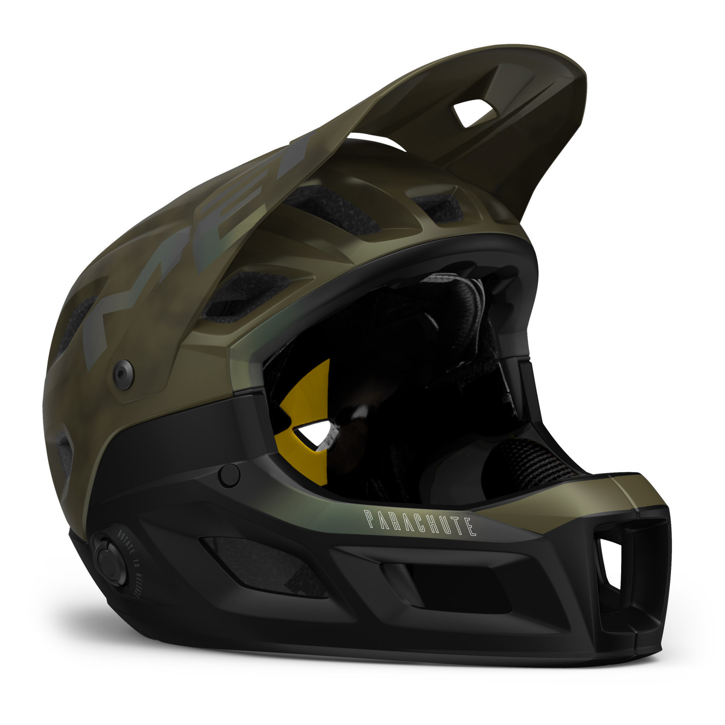 met-parachute-mcr-mips-kiwi-iridescent-matt_0faa8ab0ff40d2f32a19bbe852cbde4b MET Parachute MCR MIPS Fullface Helm mit abnehmbarem Kinnbügel