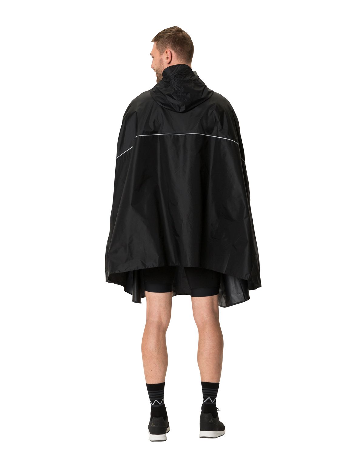Poncho De Pluie Réutilisable Homme - Léger, Respirant Et Bandes Réfléchissantes Pour Sécurité ! - 7