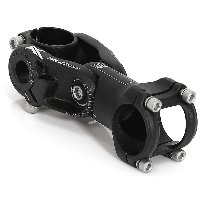 XLC ST-T15 Ahead Vorbau 2-fach verstellbar Ø 31,8 mm Alu Schwarz
