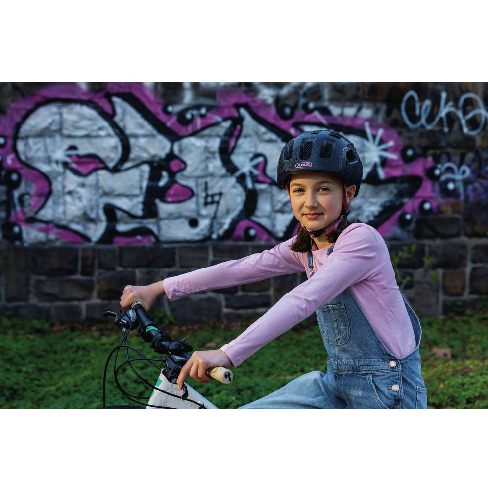 Casco Bici ABUS Youn-I 2.0 Con Luce - Per Bambini E Ragazzi, Regolabile E Sicuro