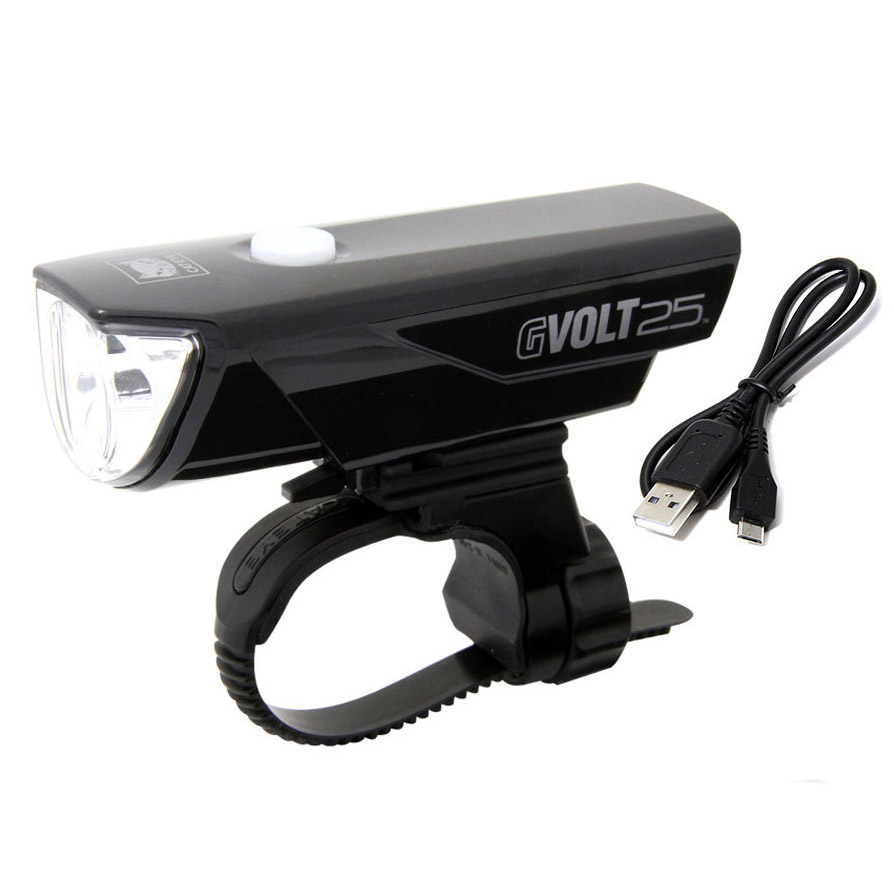 Cateye Gvolt 25 LED Bike Light with StVZO HLEL360G RC FA003521046C
