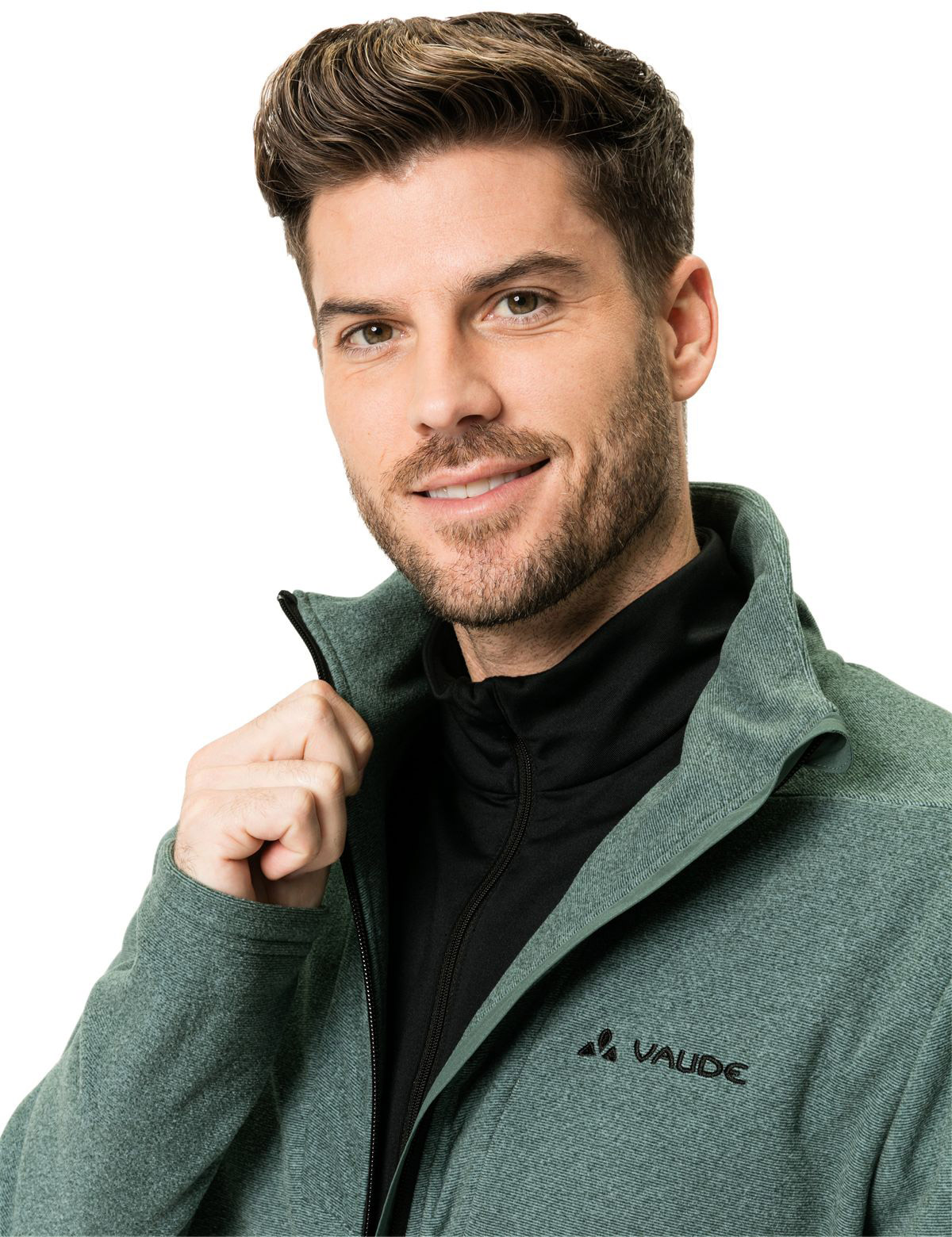 VAUDE Mens Yaras Fleece Jacket II Fleecejacke Dusty Moss M