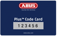 ABUS Plus Code Karte