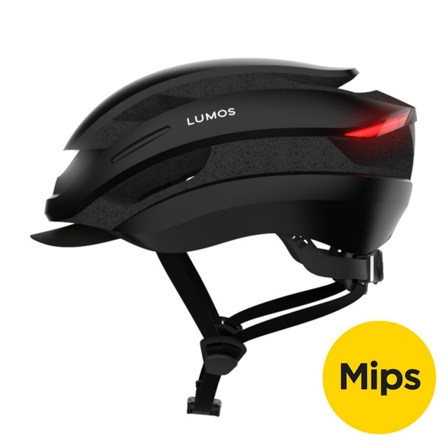 Lumos Ultra+ Mips Visor LED Fahrradhelm mit Visier, Blinkern