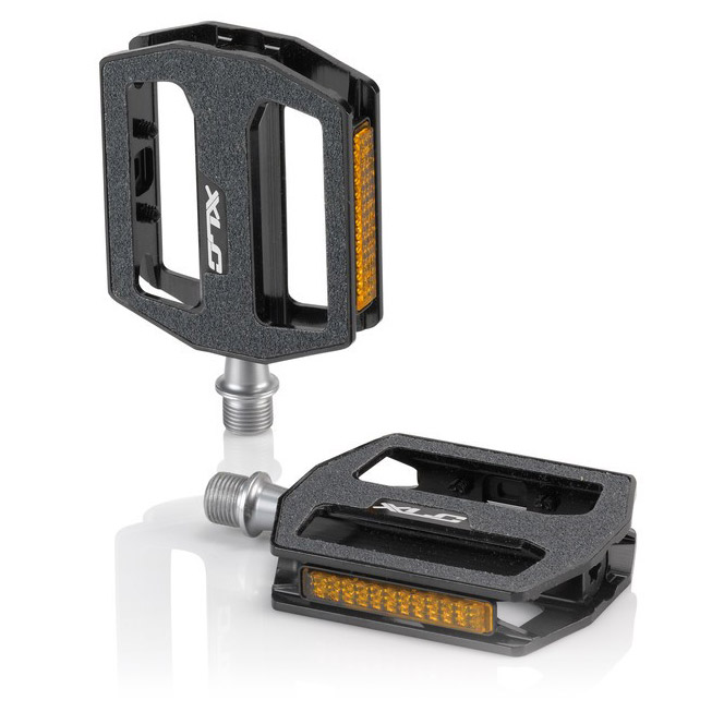 XLC PD-M21 Plattformpedale MTB Alu 316 g Schwarz / Titan Grau