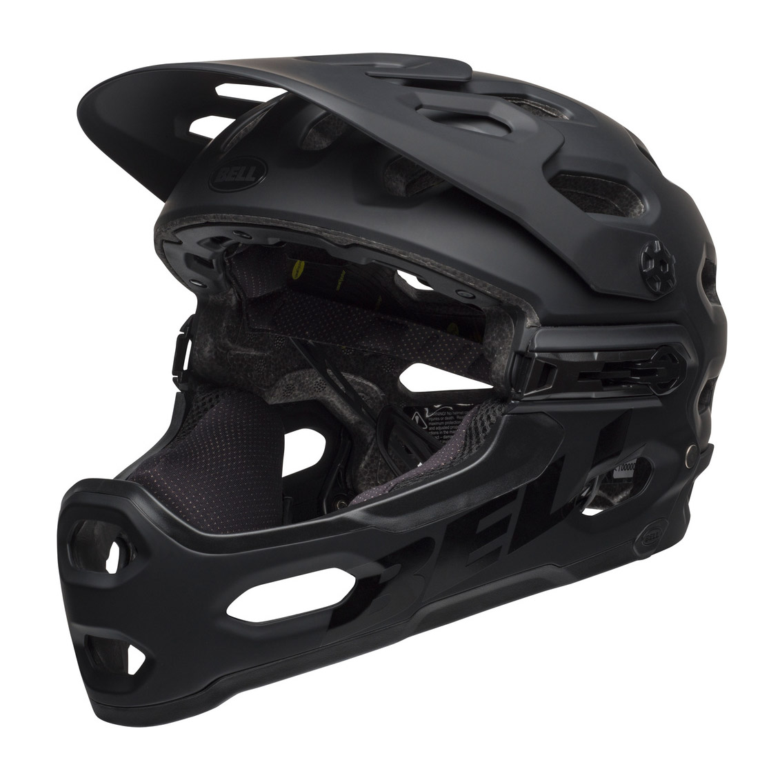 Bell Super 3R Mips Fullface Helm mit abnehmbarem Kinnbügel