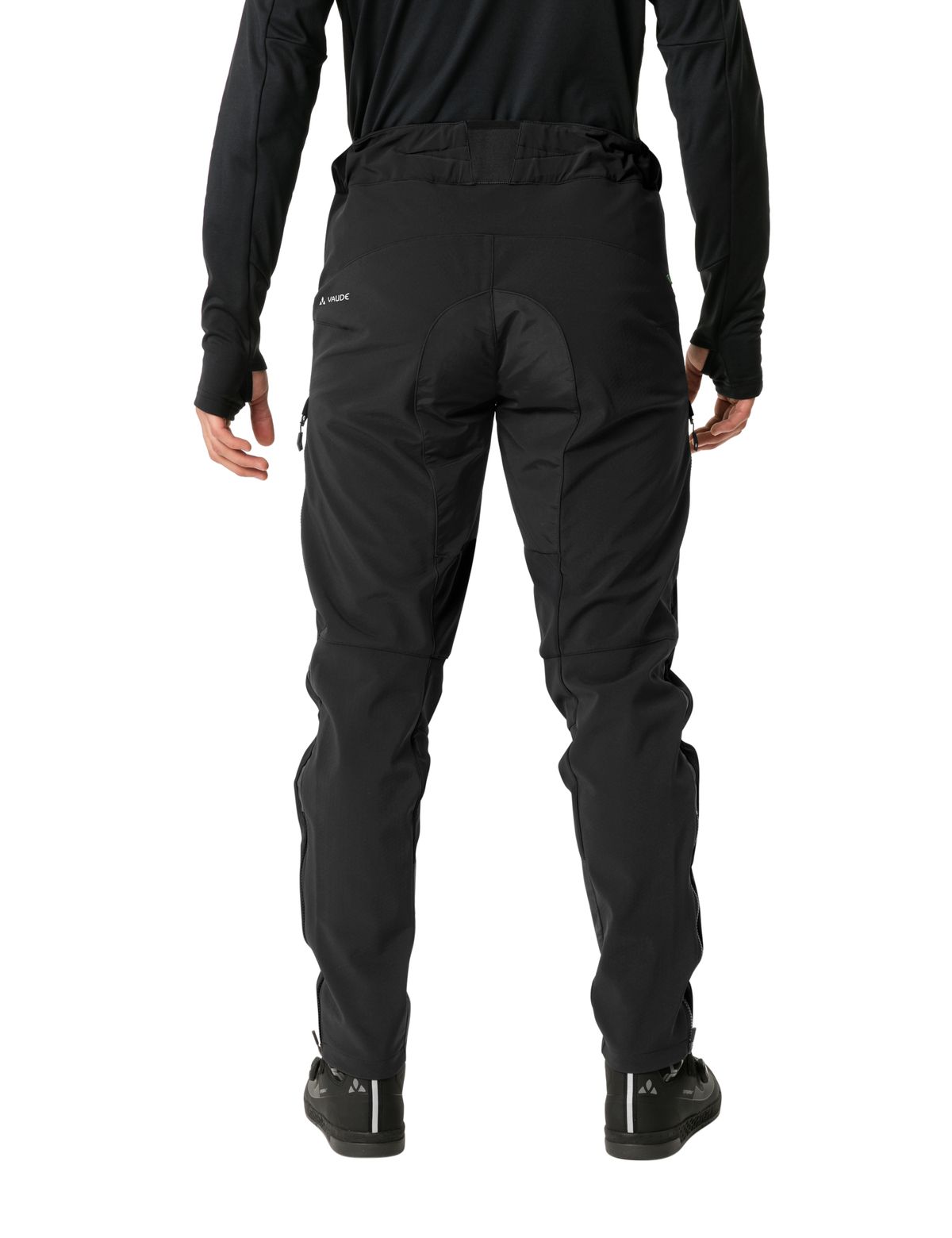 VAUDE Mens Qimsa Softshell Pants II Softshellhose Black/Black SLong 425611437200