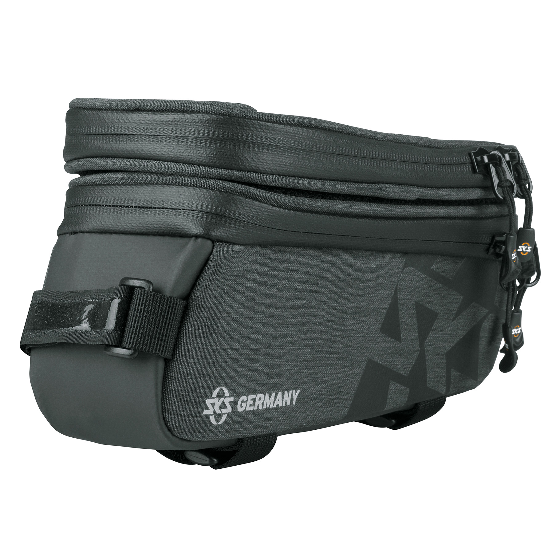 SKS Traveller Smart Top Tube Bag with Smartphone-speed Black/Grau 1.35L