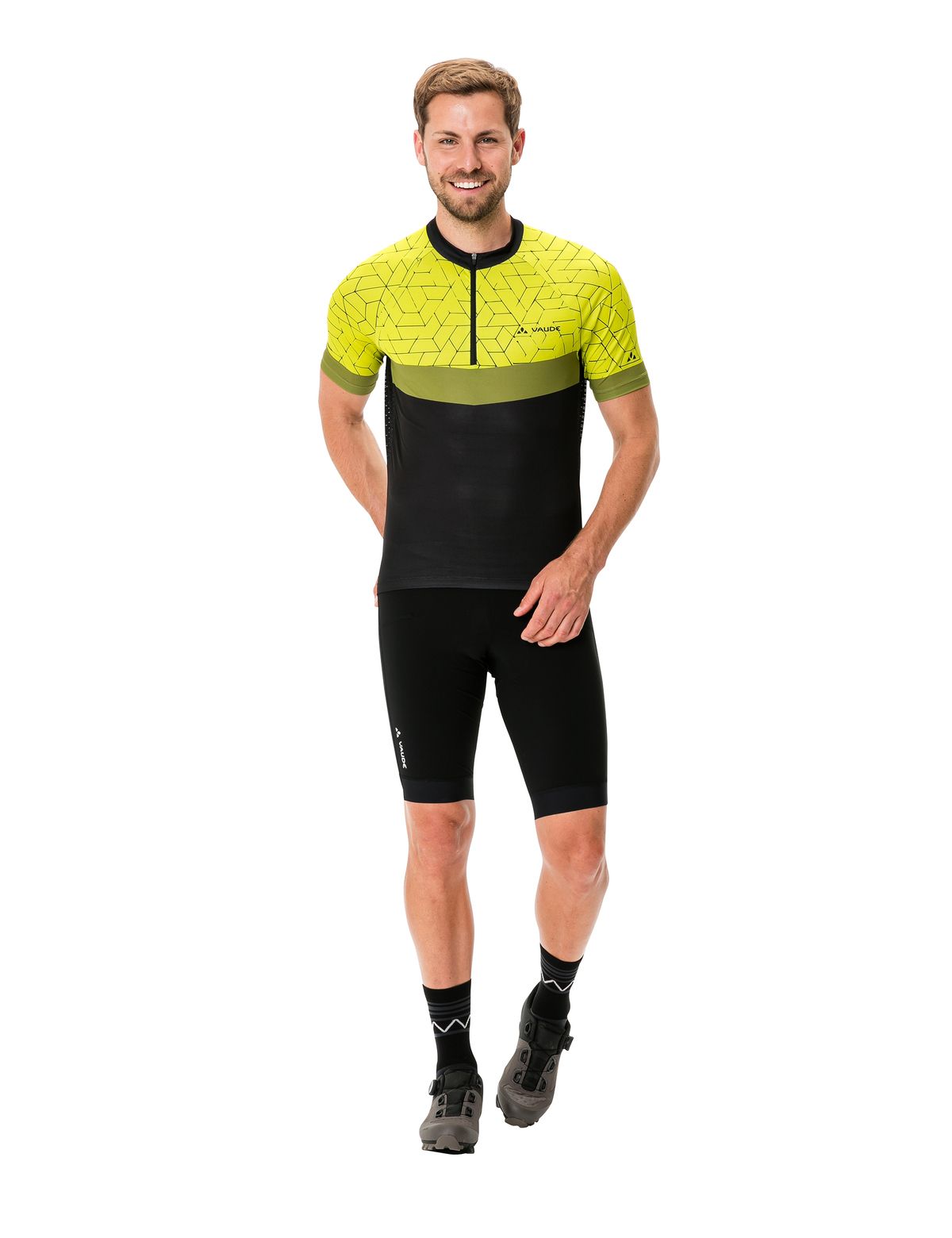 VAUDE Mens Posta HZ Tricot Mens Trikot with kurzem Reißverschluss Black M 426660105300