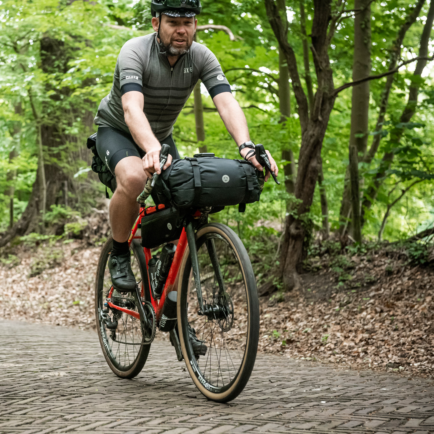 AGU Venture Handlebarpack Handlebar Roll 17L Green 41503200522