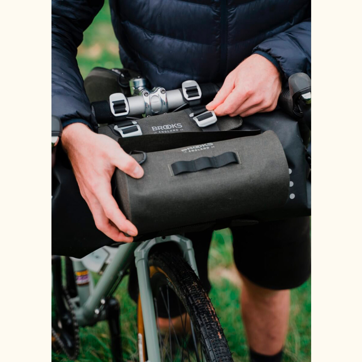 Brooks Lenkertasche Scape Handlebar Roll, Grün | SAM's