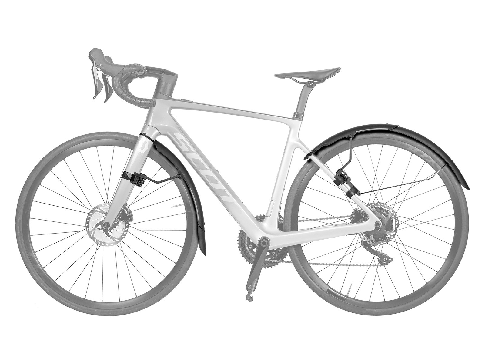 Topeak TetraFender R1 & R2 Rennrad Schutzblech-Set | 15200170