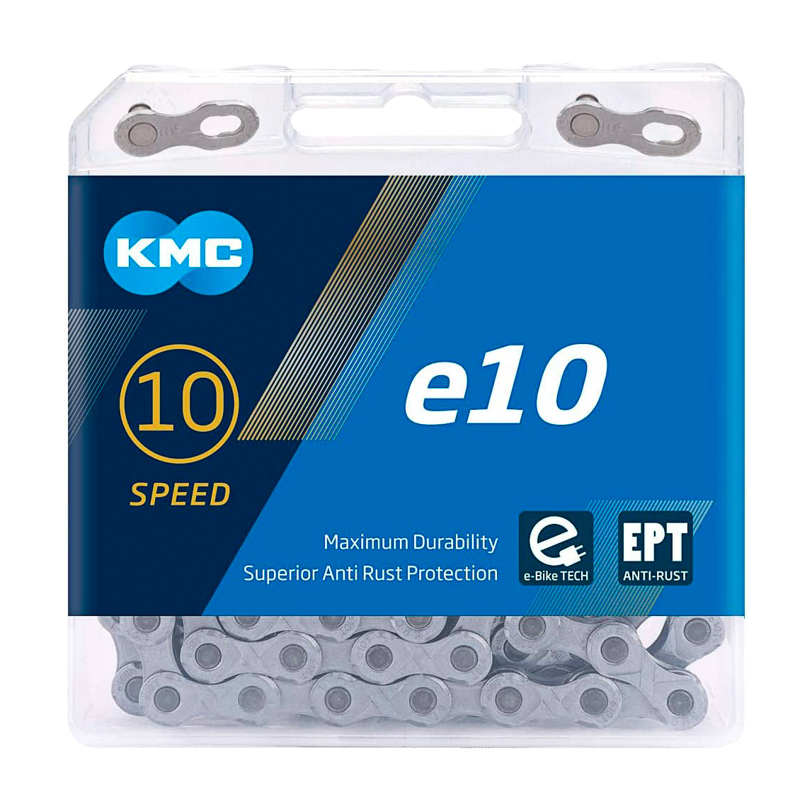 KMC e10 EPT Kette for E-Bike 138 Glieder 10-speed