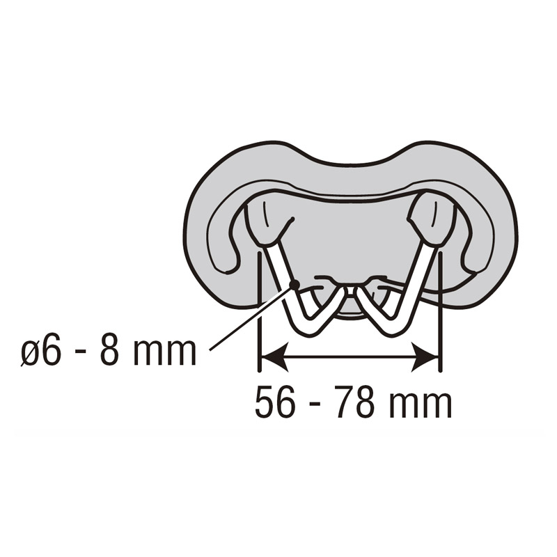 Cateye RM-1 Sattelgestell Halterung für Rücklichter (Rapid 1G / Omni 3 / Blitz) 5446510
