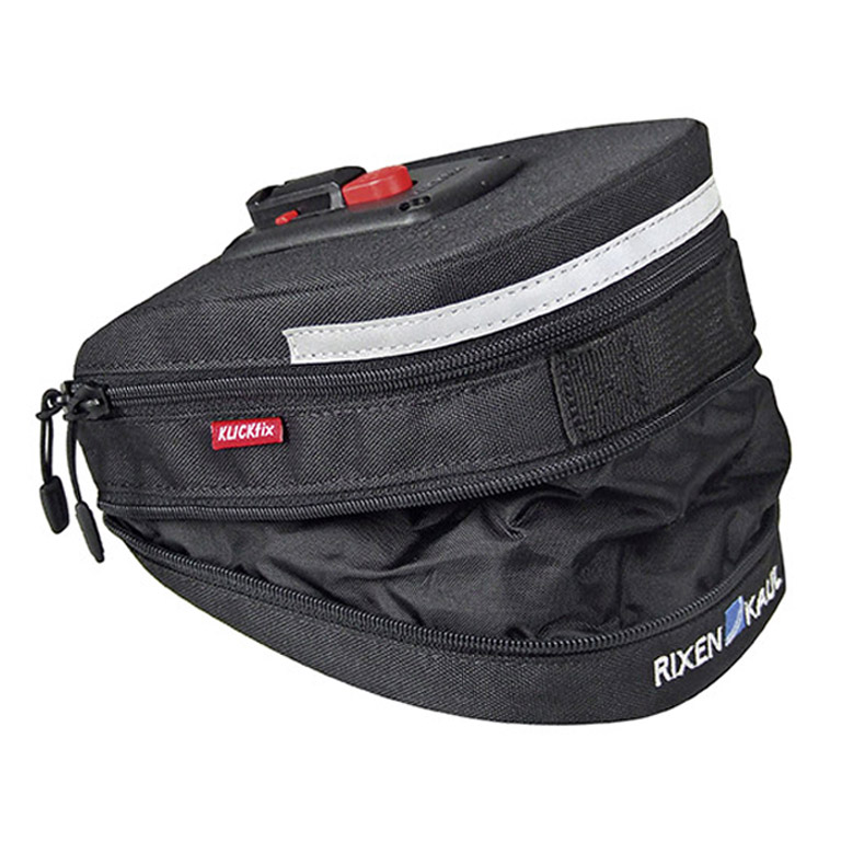 KlickFix Micro 200 EXP expandable Satteltasche 1.5-2.0L mit Sattel Adapter