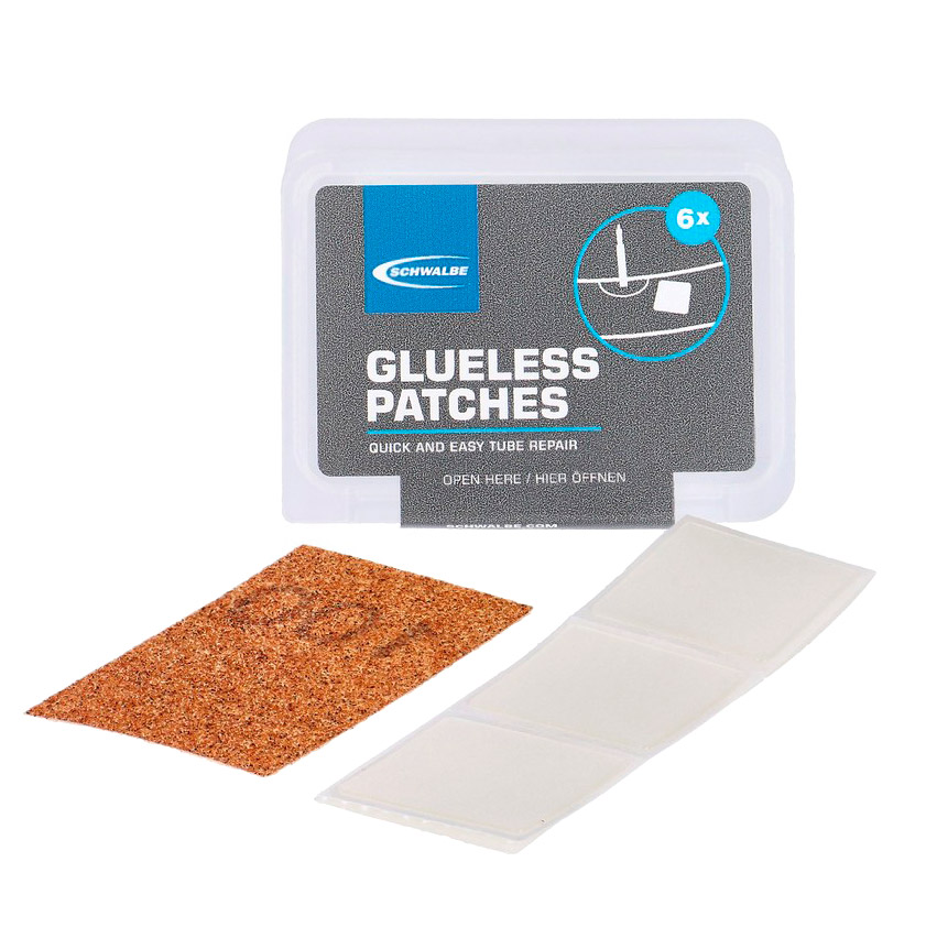 Schwalbe Glueless Patches Schlauchflicken Flickzeug selbstklebend und Aerothan kompatibel