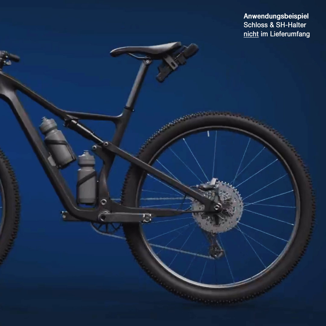 BOÎTE CRAMPONS DE lit de camion verrouillage avec clé noire pour 2015