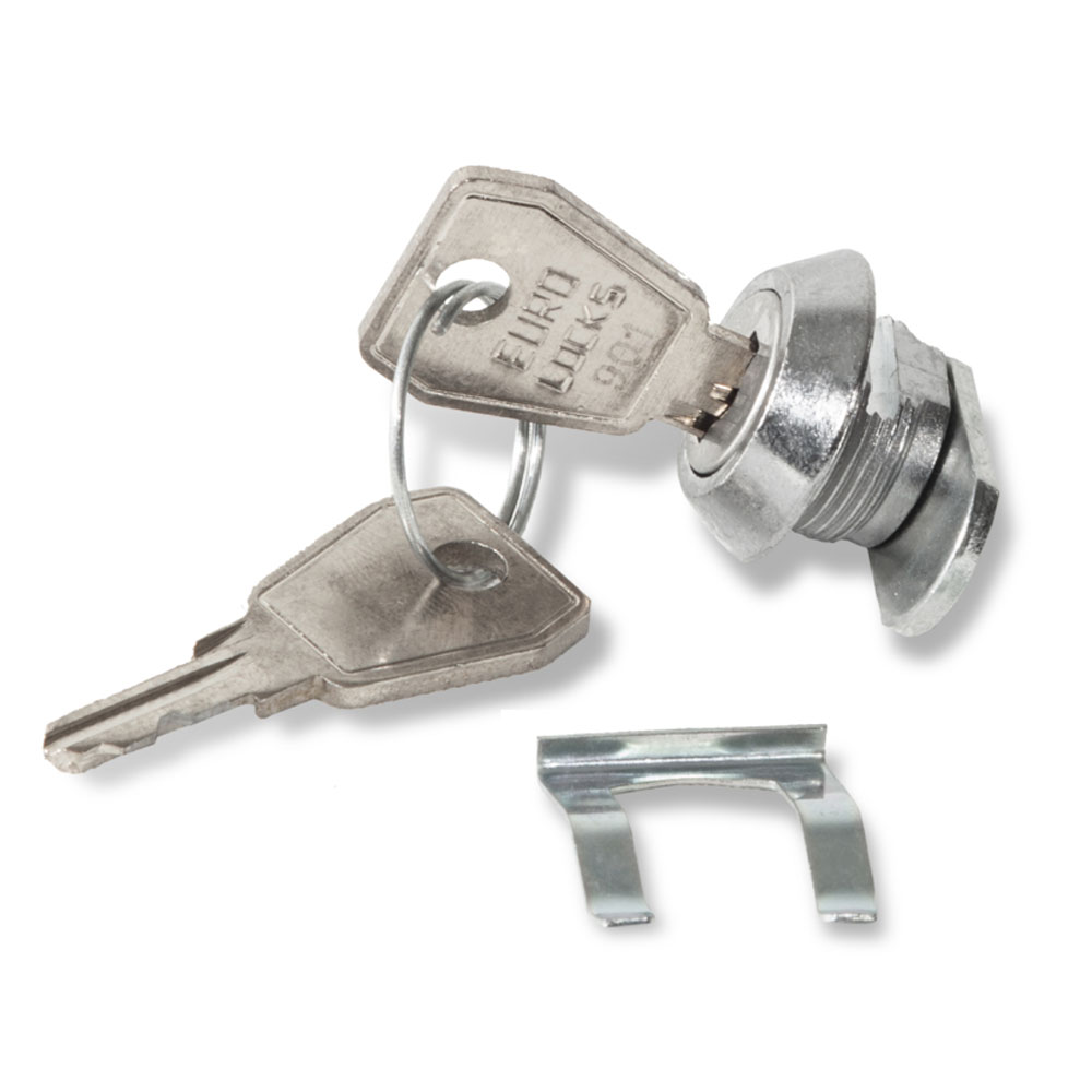 Uebler E1585 Schließzylinder inkl. 2 Schlüssel (Handhebel Kunststoff-Sicherung)