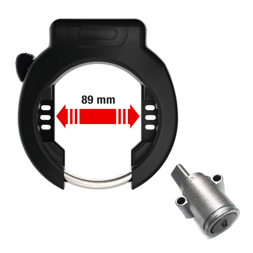 ABUS 4750 XL Amparo Frame Lock + Bosch EBike Battery Lock keyed alike