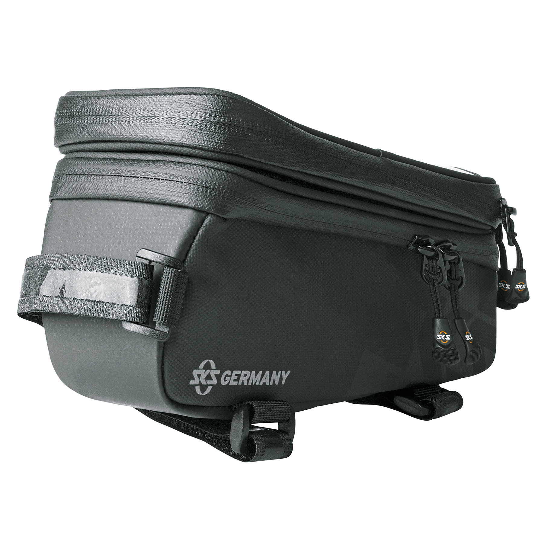 SKS Explorer Smart Oberrohrtasche mit Smartphone-Fach Schwarz 1.36L