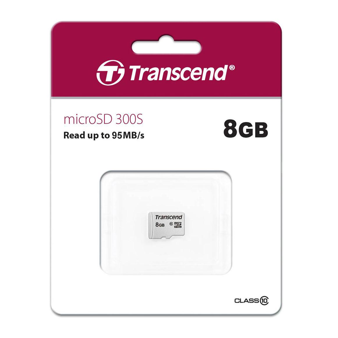 Transcend microSDHC Karte 300S 8GB Class 10
