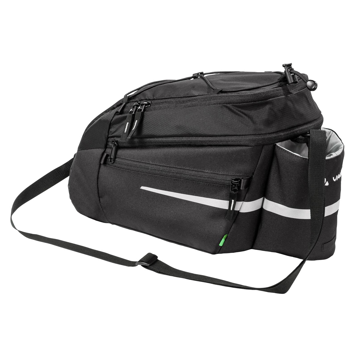 VAUDE Silkroad L Trunkbag Gepäckträgertasche Schwarz 9+2L